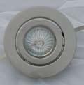 GLIPB50 GLSQ50 Code Version Gimble downlight c/w lampholder GLW00 1 x 50w white