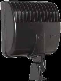 Dusk-to-dawn photocell automatically turns on at dusk and off at dawn for convenience and energy savings. 120V driver operates at 60 Hz.