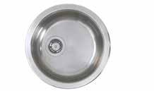 Can be undermounted May be completed with GRUNDVATTNET sink accessories for effective use of space of the sink. Ø17¾. Stainless steel. 891.574.