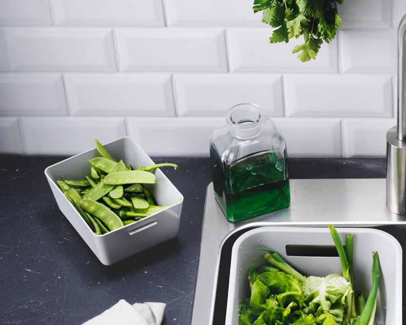 Our accessories fit your sink perfectly so you can do more food preparation and washing-up