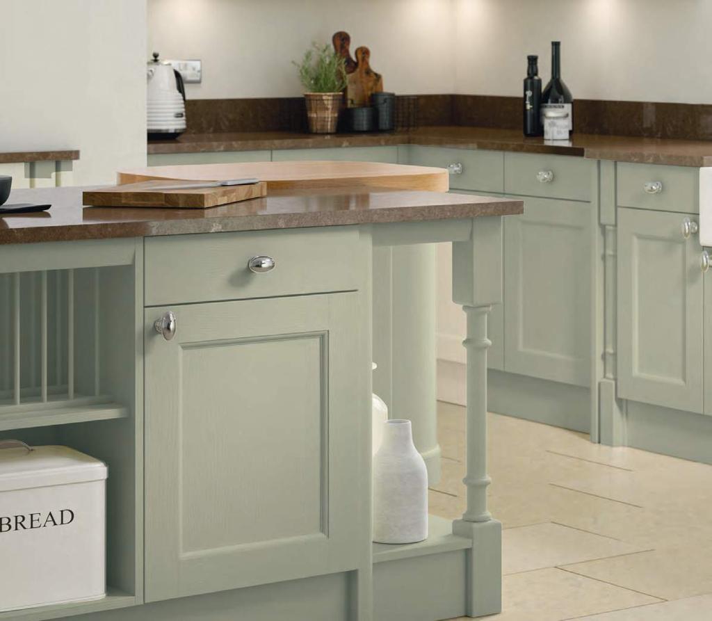 within the kitchen and a truly different alternative to off the shelf colours.
