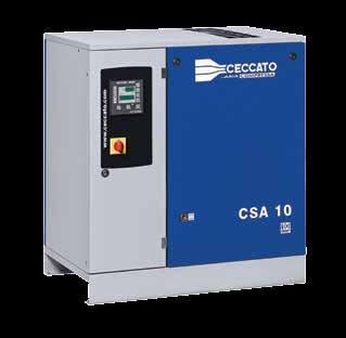 Featuring safety devices including motor thermal protection, high air/oil temperature indicators, safety valves and minimum pressure valves, the CSA compressor is a high quality, highly durable
