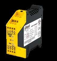 SAFETY INTERFACES AND RELAYS AU SX TYPE 2 CONTROL UNIT FOR ILION AND ULISSE PHOTOCELLS Control unit for safety photocells Ilion and Ulisse, which can be combined to form a Type 2 safety system.