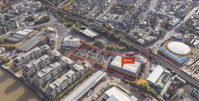 THE SITE The site is located in Wandsworth with the Thames Path to the north and Wandsworth Town Station and Old York Road to the