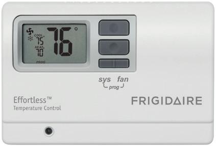 Programmable or nonprogrammable, this thermostat offers auto-changeover, 2-stage heating and cooling, as well as emergency heating mode (for Heat Pump).