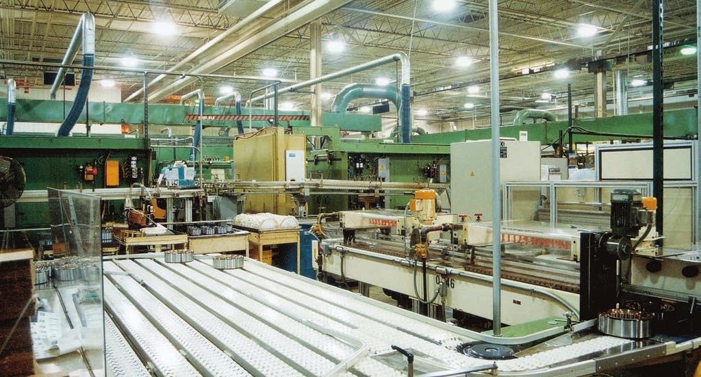 Lighting system slashes energy consumption, boosts illumination for Bearing Manufacturer We have received many positive comments from employees who feel the new lighting system helps them see better.