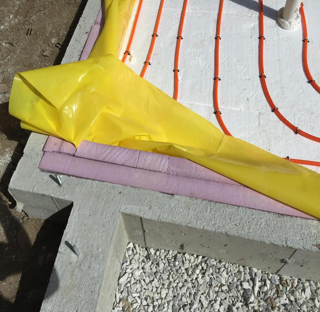 R-30 XPS slab edge insulation.