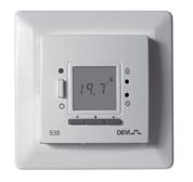 List of Devireg TM thermostats Use 1 of the 3 below mentioned thermostats with a maximum set point of 35 C.