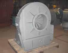 Products Radial Fans Radial Bladed Industrial Exhauster Fan (Series 500, Type AH, DH, LS, LSIE, MH, PW & RIM ) A standard line of Industrial Exhausters with air and material handling blade designs
