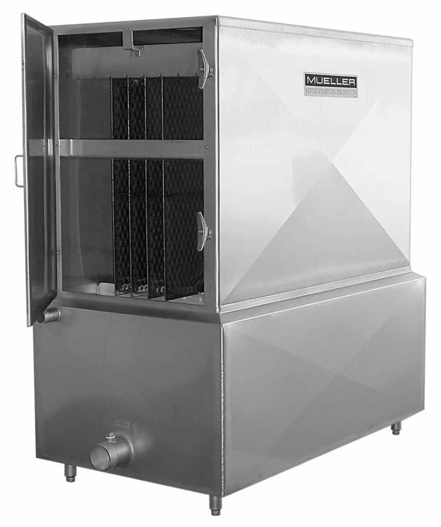 MUELLER 3 X 5 FALLING FILM CHILLER Mueller s 3 x 5 falling film chiller reduces chilling time, increases production, and brings a faster return on your investment.