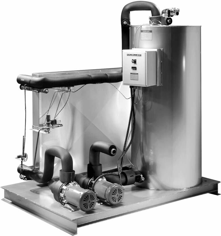 QUAD-PLATE CHILLER Providing automatic water temperature control for the modern baking industry. Standard Features Outlet temperatures down to 34 F. Provides up to 288 gallons/2,400 lbs.