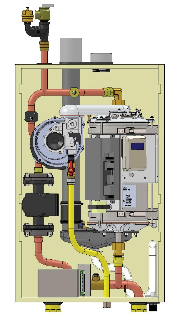 3 - COMPONENT LISTING 3 - COMPONENT LISTING FIGURE 3-4 Boiler Components (View from Front of