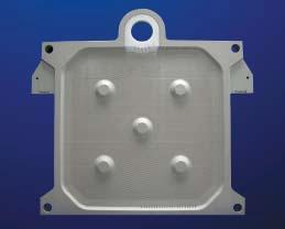 Membrane and combination chamber plate 1500 x 1500 mm for SALA filter press.