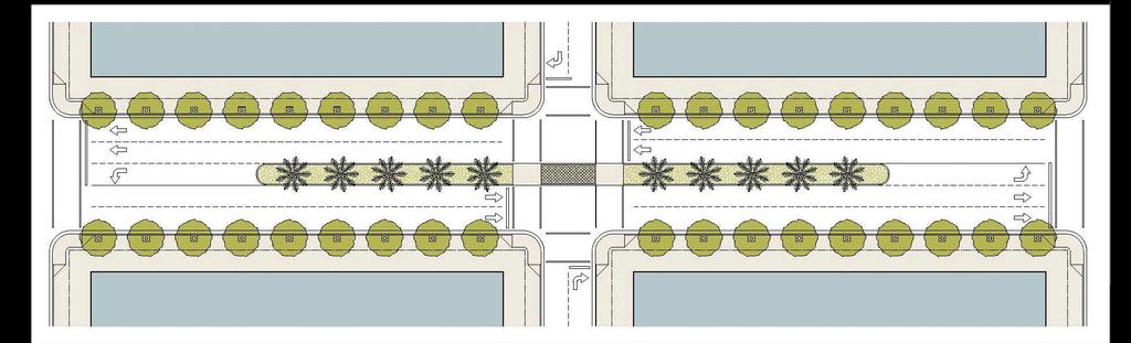 treest Proposed Improvements: wide sidewalks