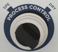 Introduction Control Dials Process Control Dial Used to select SPE (activates the SPE control dial to control high or low flow) or Dry (maximum flow).