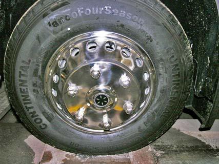 InfoCase for complete instructions and cautions on changing a wheel. Steel Wheels The lug nut for steel wheels is a non-plated, hat-shaped, flange nut.