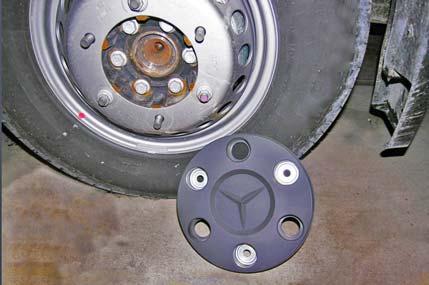 If the notch is not aligned with the valve stem, the valve stem may be damaged which could deflate the tire causing steering or handling problems.