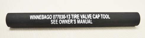 extension). 5. Adequate clearance is available to insert the tire gauge onto valve stem. 3.