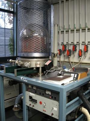 Bell Jar Evaporator Simple Bell Jar system has large glass bell jar chamber Chamber raised to open & set up operation