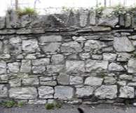 Particular care should be taken to repair or reinstate existing walls using appropriate techniques and materials. Stonework, if appropriate, should be locally sourced.