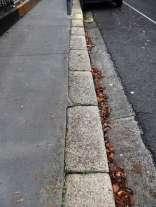 Works that require permission Removal of historic kerbing and paving. 8.3.