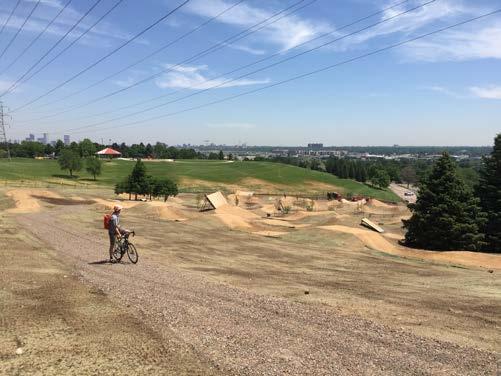the Ruby Hill Bike Skills Course, the second