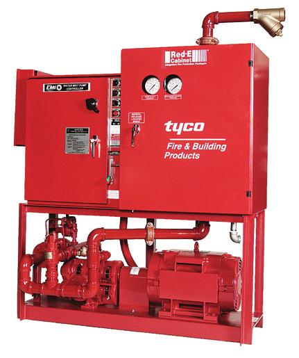 MCC" Mist Control Center with RED-E Cabinet Pre-Assembled Fire Pump, Controller, Deluge Valve Cabinet & Releasing Panel The mcc" Pump Skid Package is the self-contained control