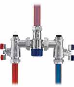 In-line thermostatic Technical data Pressures Pressure at the valve inlets must be within the 5:1 ratio under flow conditions.