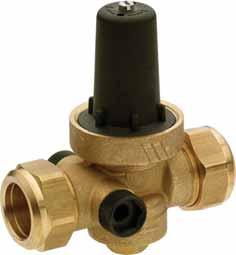 water applications Prestex PRV-2 Pressure Reducing Valves Features 15mm or 22mm compression connections DZR body Drop tight seal Compact easy