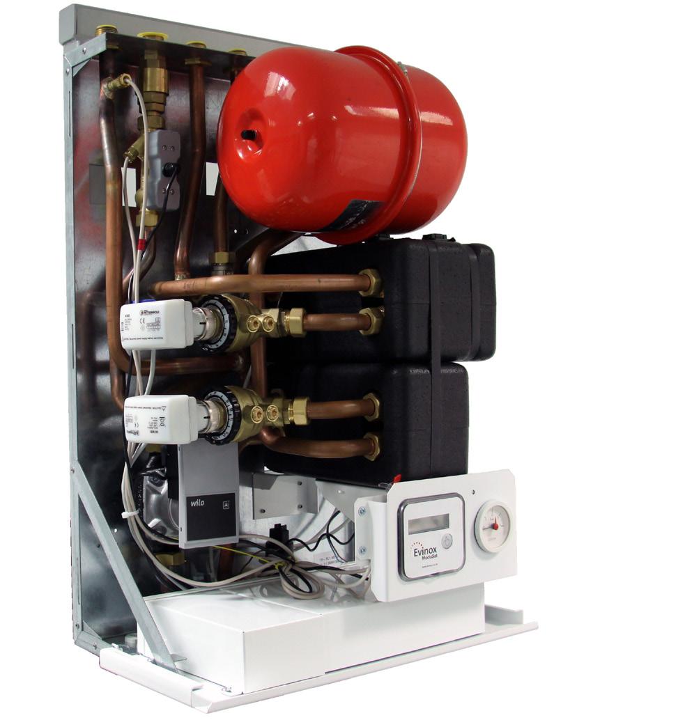 Twin Plate Heat interface unit for indirect heating and instantaneous domestic hot water with electronic thermostatic control. Designed for wall-mounting.
