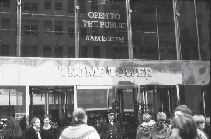Zoning Incentives to Create Public Spaces 243 Figure 1 Entrance to Trump Tower and public space, New York City. (Photo by R. H. Platt.) access use of the space by the public (figure 1).