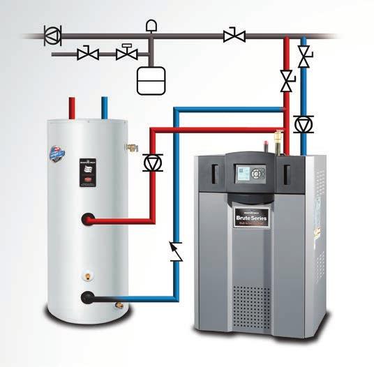 for improved performance and fuel savings over conventional water heaters.