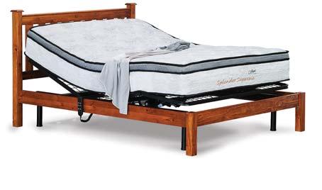 $849 Queen Bed W1630xD2210xH1250mm Noosa Bedroom The Noosa collection is made from solid Acacia hardwood timber.