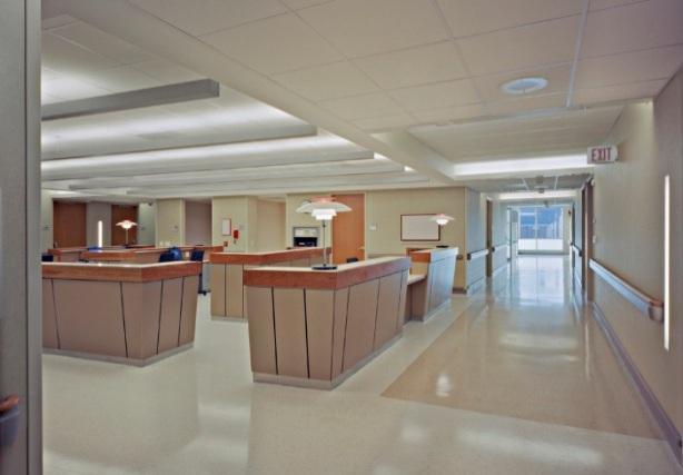 5 Large Workspace Second Floor Nurse s Station Existing Conditions Description: Located throughout the hospital, the nurse s stations are the center of activity for the surrounding area.