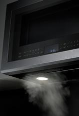 Smart Cooking and Ventilation Experience smart design that conveniently locates electronic touch controls on over-the-range microwave ovens.