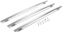 Pro-Style Stainless Handle Kit W10250643 Side-by-Side W10250642 42" French Door W10745429 36" French Door W10250641 Bottom-Freezer For use with Custom Overlay fully integrated built-in refrigerators