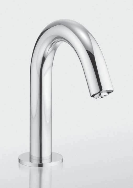 TEL3GC & TEL5GC Series Helix EcoPower Faucet FEATURES Hydropower self-generating system Sensor faucet with laminar flow Self adjusting faucet with control box and mounting hardware, less supply lines
