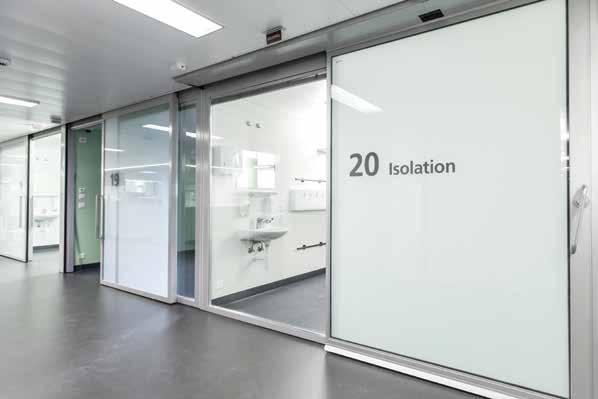 SLX-D Hermetic Sliding Door System Hygiene and sound insulation for sensitive working areas Hospitals, clean rooms, pharmaceutical production areas and other sensitive environments require high