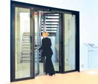 It s a pedestrian access point, a flame-resistant fire door and a reliable emergency escape route.