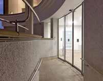 The sliding automatic doors open quickly and efficiently making them safe and easy for your visitors to use.