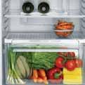 Large capacity fridge More fridge space where you need it most!