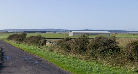 Visualisations Viewpoint 5, from the corner of the minor road to Noss Head (Colour option A used for