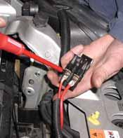 Installation Battery & ignition key harness