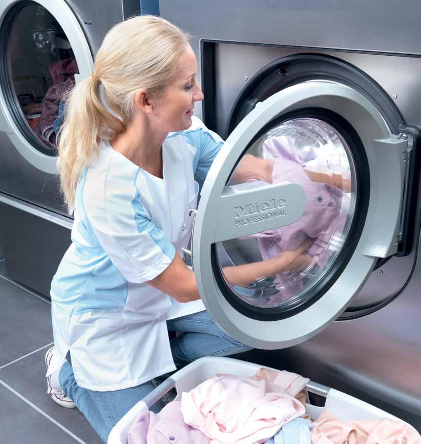 Professional performance and efficiency in laundries