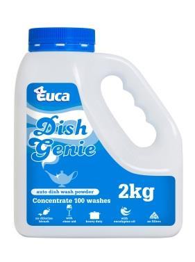 DISH WASH DISH GENIE DISHWASHING POWDER A commercial grade formulation suitable for use at home and in business.