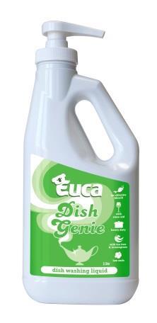 Dish Genie contains a rinse aid for a spot free finish Even when drip drying.