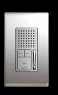 The Intuity Whole-house Intercom offers two-way, in-wall modules for up to 16 different
