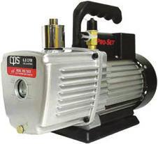 15400 15300 CODE 112 Dual Stage Pump Model VP6D Dual voltage design vacuum pump operations on 115 VAC or 230 VAC (50 or 60Hz) Advanced two-stage design pulls deep vacuum fast to 15