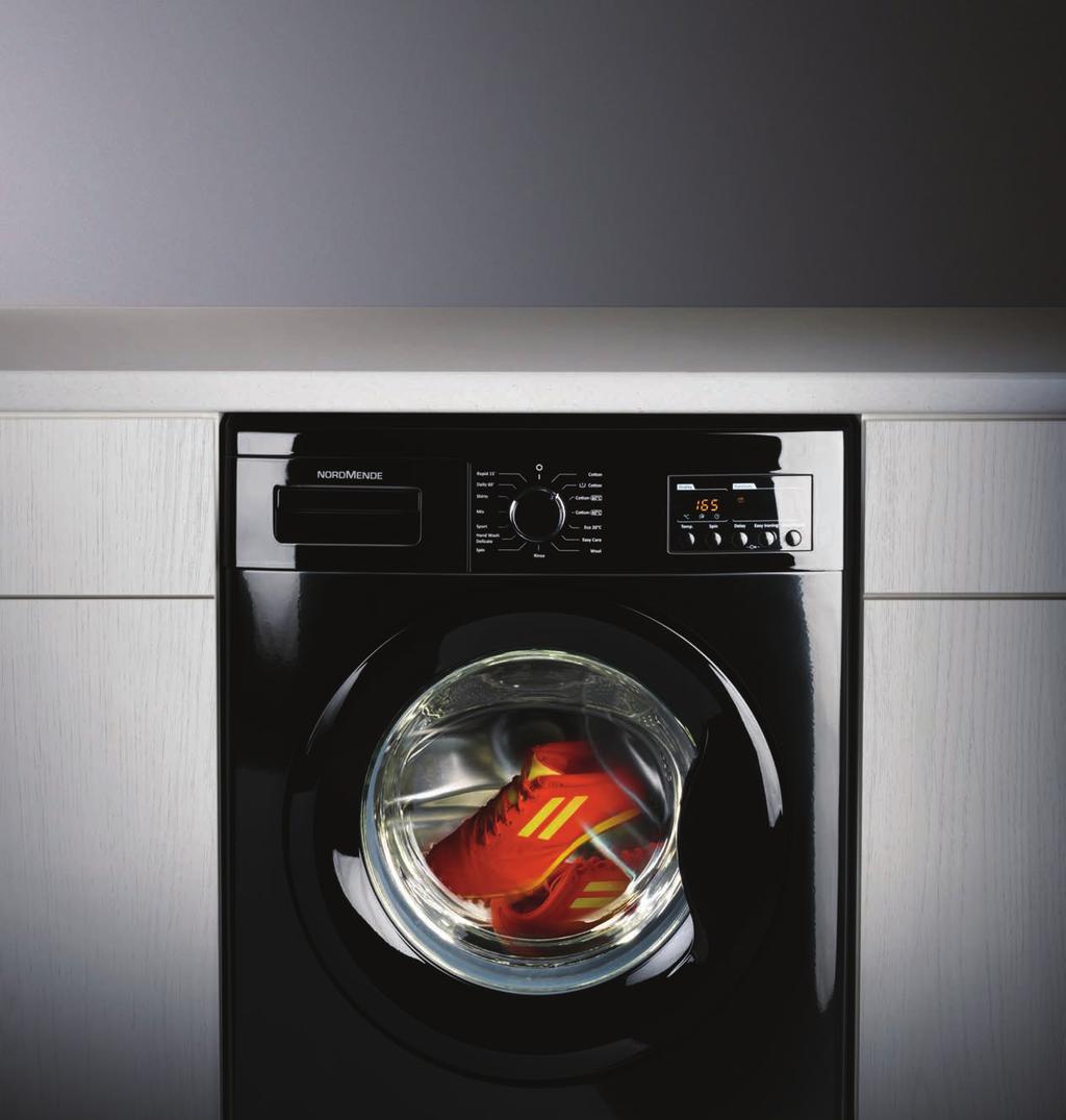 Up to speed. 7KG WASHING MACHINE WM1276BL 7kg Capacity, Max Spin Speed 1200rpm, 15 Programmes, Eco Logic System, A++ Energy Rating Find out more on page 27 or visit www.nordmende.ie or www.nordmende.co.uk The intelligent choice for smart living.