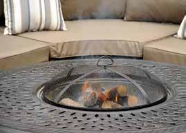 Oval Twin Bowl Firepit, Ice &